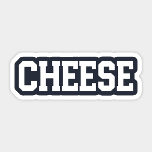 Cheese - Artistic Typography Sticker